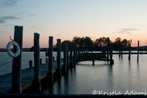 Lower Bank Dock at Sunset